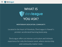 Tablet Screenshot of devleague.com